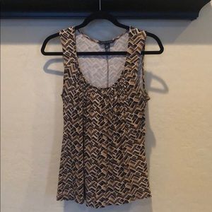 Banana Republic Small Scoop Neck Cotton Blouse